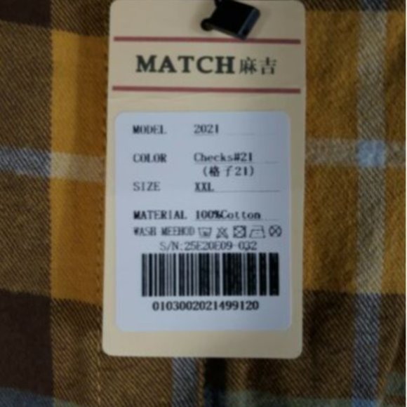 MATCHSTICK Argus Womens Plaid Shirt Flannel L/S Button Roll Sleeves/Sides XXL - Picture 7 of 8